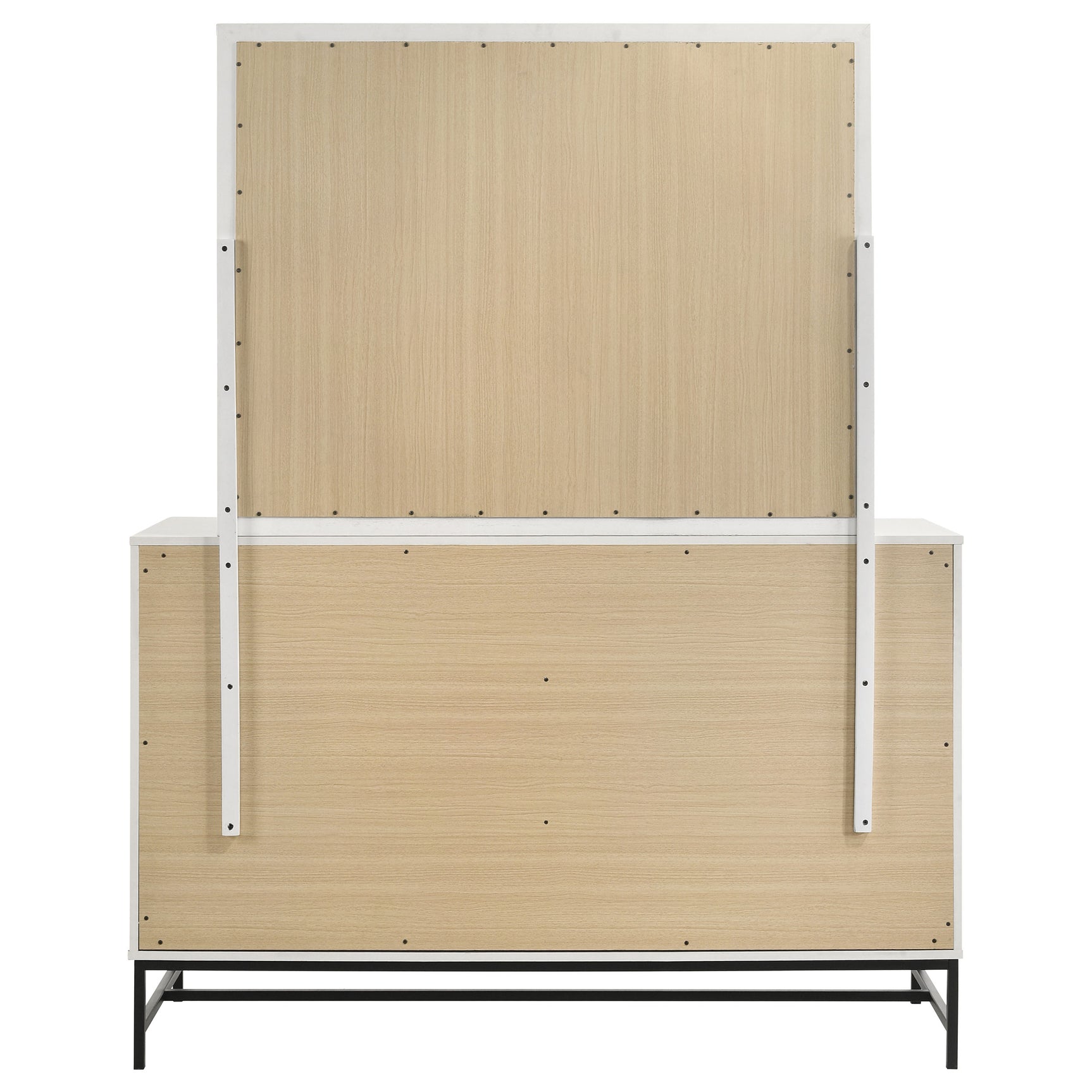 Sonora White Dresser and Mirror - Ornate Home