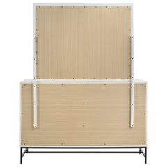 Sonora White Dresser and Mirror - Ornate Home