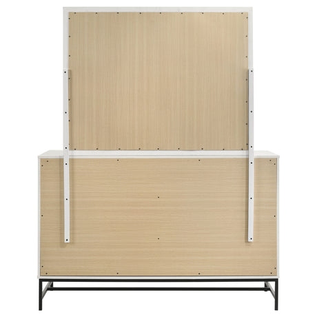 Sonora White Dresser and Mirror - Ornate Home