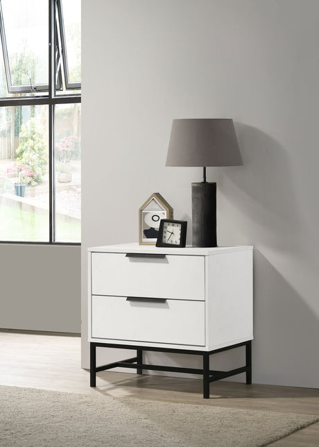 Sonora White Nightstand - Ornate Home