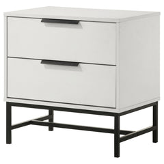 Sonora White Nightstand - Ornate Home