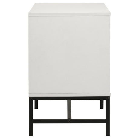Sonora White Nightstand - Ornate Home