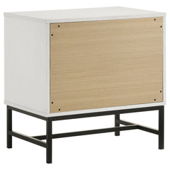 Sonora White Nightstand - Ornate Home