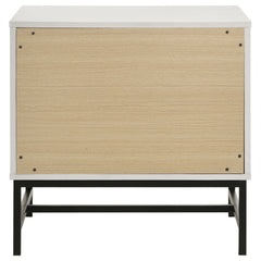 Sonora White Nightstand - Ornate Home