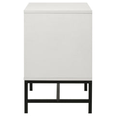 Sonora White Nightstand - Ornate Home