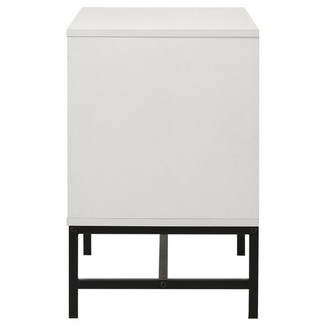 Sonora White Nightstand - Ornate Home