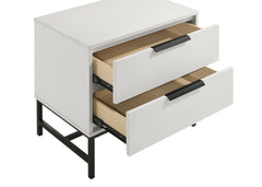 Sonora White Nightstand - Ornate Home
