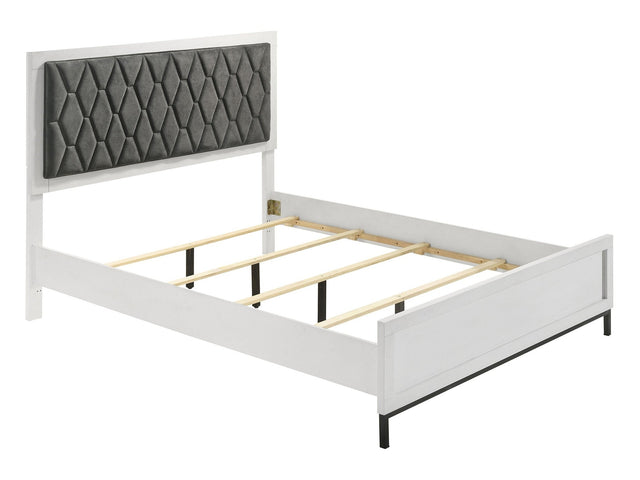 Sonora White Queen Panel Bed - Ornate Home
