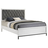 Sonora White Queen Panel Bed - Ornate Home