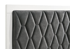Sonora White Queen Panel Bed - Ornate Home