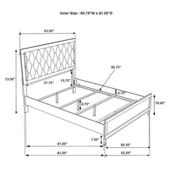 Sonora White Queen Panel Bed - Ornate Home