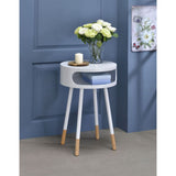 Sonria White End Table - Ornate Home