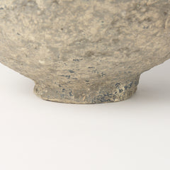 Sonu Gray Paper Mache Half-Pot Bowls (Set of 2) - Ornate Home