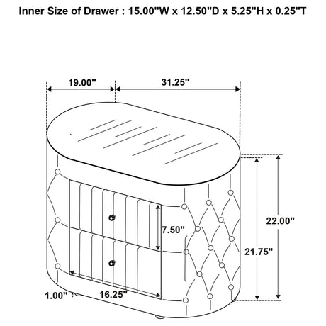 Sonya Ivory 4-piece Upholstered Eastern King Bedroom Set - Ornate Home