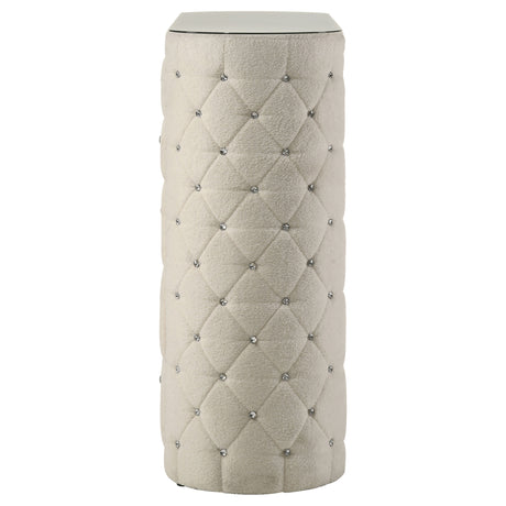 Sonya Ivory 5-drawer Upholstered Bedroom Chest of Drawers - Ornate Home