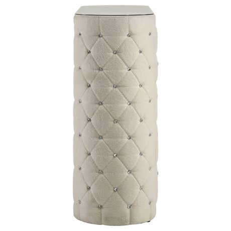 Sonya Ivory 5-drawer Upholstered Bedroom Chest of Drawers - Ornate Home