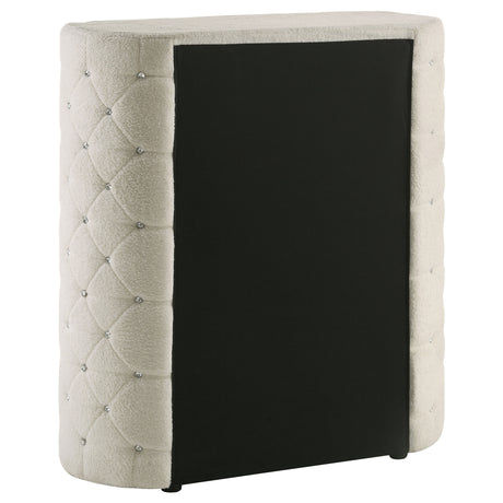 Sonya Ivory 5-piece Upholstered Queen Bedroom Set - Ornate Home