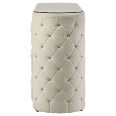 Sonya Ivory 6-drawer Upholstered Bedroom Dresser - Ornate Home