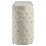 Sonya Ivory 6-drawer Upholstered Bedroom Dresser - Ornate Home