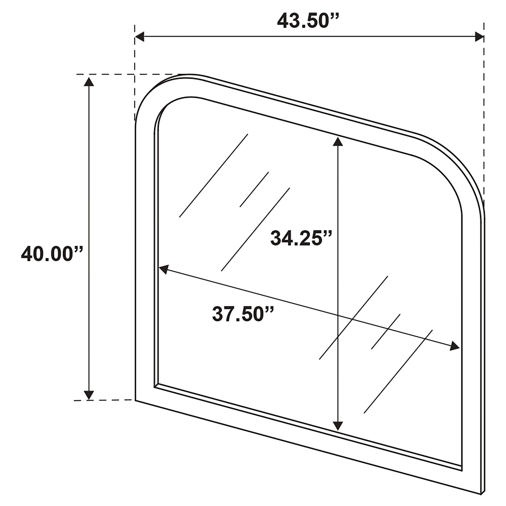 Sonya Ivory Upholstered Bedroom Dresser Mirror - Ornate Home