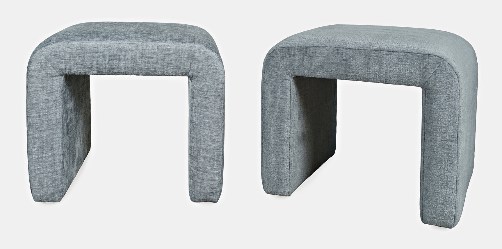 Sophia Blue Petite Bench (Set of 2) - Ornate Home