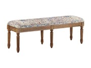 Sophia Brown/Cream Bench - Ornate Home