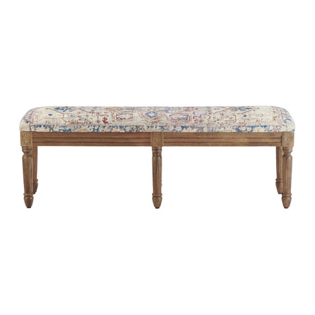Sophia Brown/Cream Bench - Ornate Home
