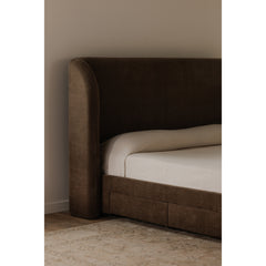 Sophia Brown King Storage Bed - Ornate Home