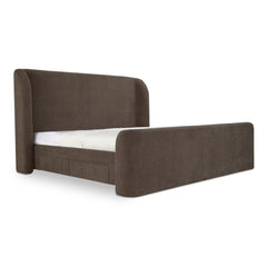 Sophia Brown Queen Storage Bed - Ornate Home