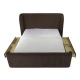 Sophia Brown Queen Storage Bed - Ornate Home