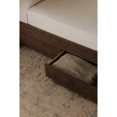 Sophia Brown Queen Storage Bed - Ornate Home