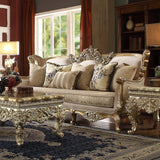 Sophia Champagne 3pc Living Room Set  / HD-04-SSET3 - Ornate Home