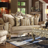 Sophia Champagne 3pc Living Room Set  / HD-04-SSET3 - Ornate Home