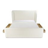 Sophia Cream King Storage Bed - Ornate Home