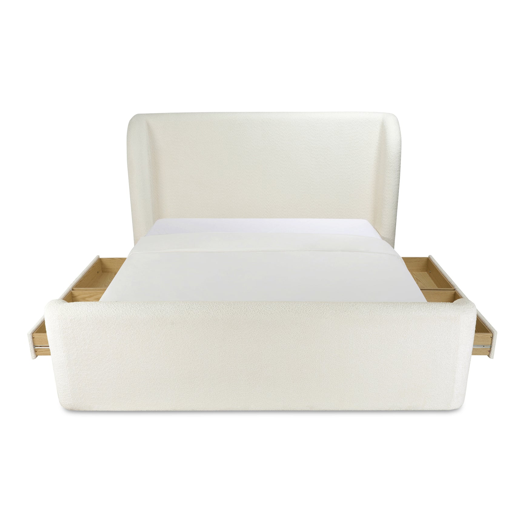 Sophia Cream King Storage Bed - Ornate Home
