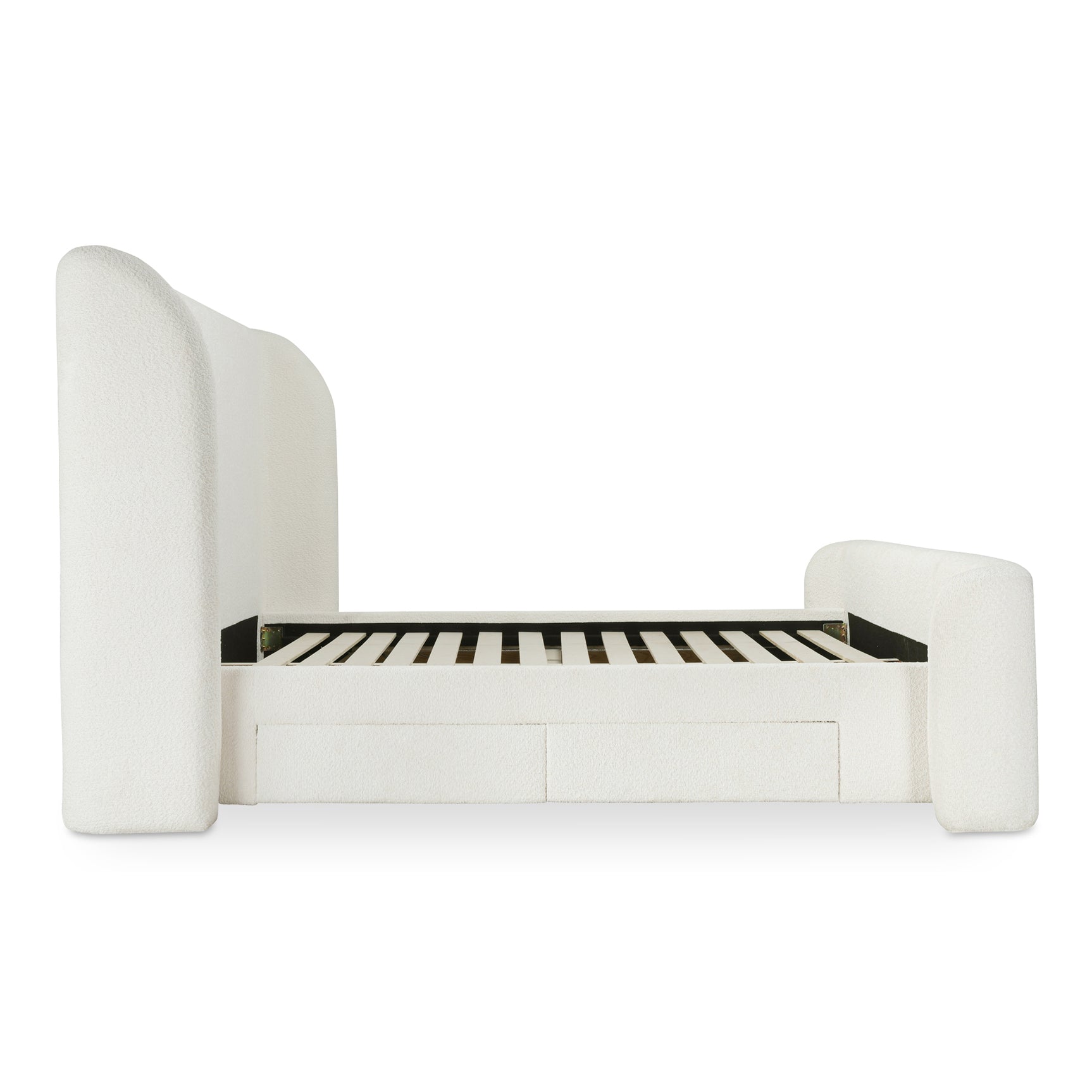 Sophia Cream King Storage Bed - Ornate Home