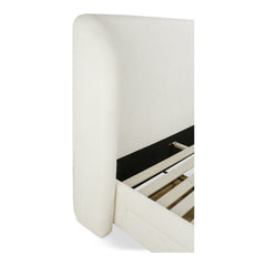 Sophia Cream King Storage Bed - Ornate Home