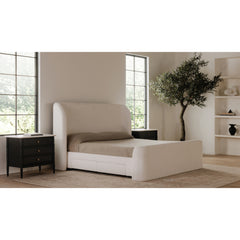 Sophia Cream King Storage Bed - Ornate Home