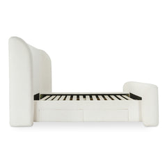 Sophia Cream Queen Storage Bed - Ornate Home