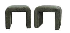 Sophia Forest Petite Bench (Set of 2) - Ornate Home