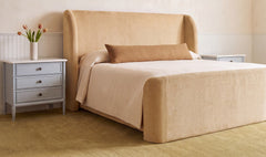 Sophia Golden Wheat King Storage Bed - Ornate Home