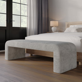 Sophia Grey Large Bench - Ornate Home