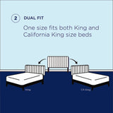 Sophia Light Gray Tufted Performance Velvet King/California King Headboard - Ornate Home