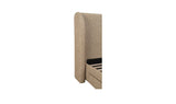 Sophia Speckled Light Brown Queen Storage Bed - Ornate Home