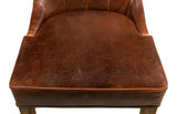 Sophie Brown Side Chair Leather (Set of 2) - Ornate Home