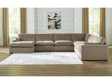 Sophie Cocoa 6-Piece Sectional with Chaise - Ornate Home