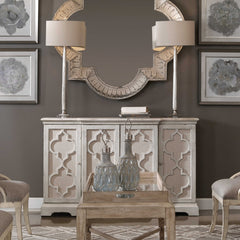 Sophie Gray/White 4 Door Cabinet - Ornate Home