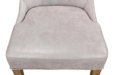 Sophie Grey Side Chair Leather (Set of 2) - Ornate Home