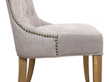 Sophie Grey Side Chair Leather (Set of 2) - Ornate Home