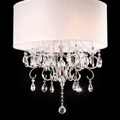 Sophy White/Chrome Ceiling Lamp - Ornate Home